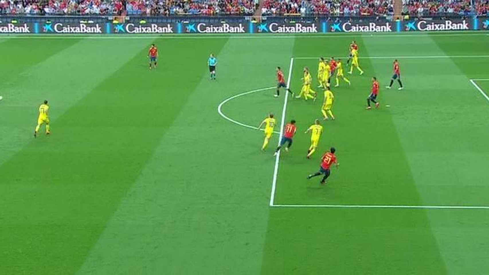 Polémica en el gol anulado a Rodrigo por fuera de juego durante el España - Suecia