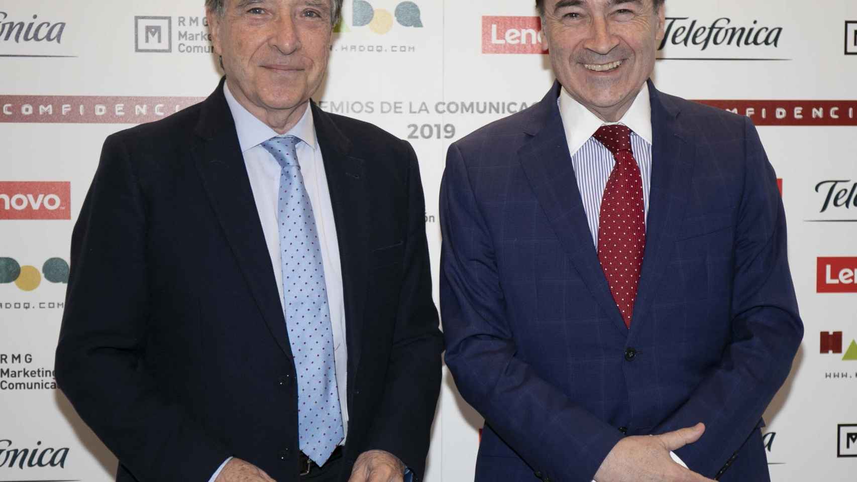 Iñaki Gabilondo y Pedro J. Ramírez asistieron a la entrega de premios de Dircomfidencial.