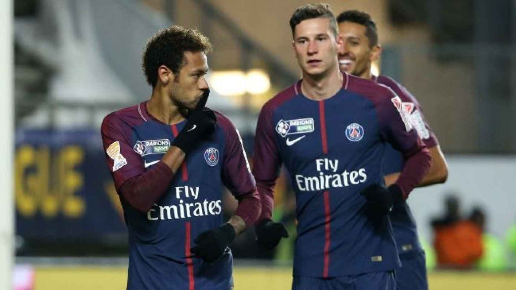 Neymar y Draxler en el PSG