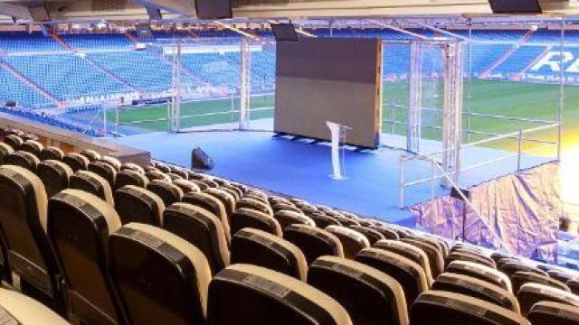 Palco de Honor del Santiago Bernabéu