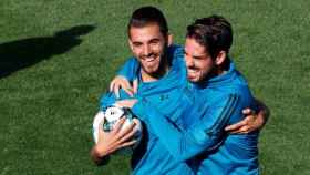 De Isco a Ceballos, en un entrenamiento del Real Madrid