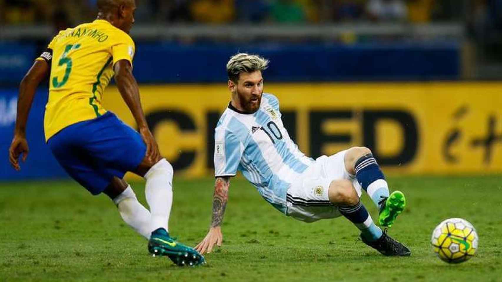 Un partido entre Brasil y Argentina