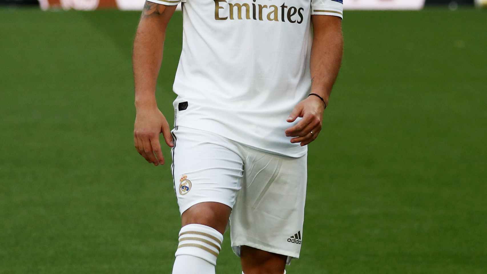 Eden Hazard pisa el Santiago Bernabéu por primera vez con la camiseta del Real Madrid