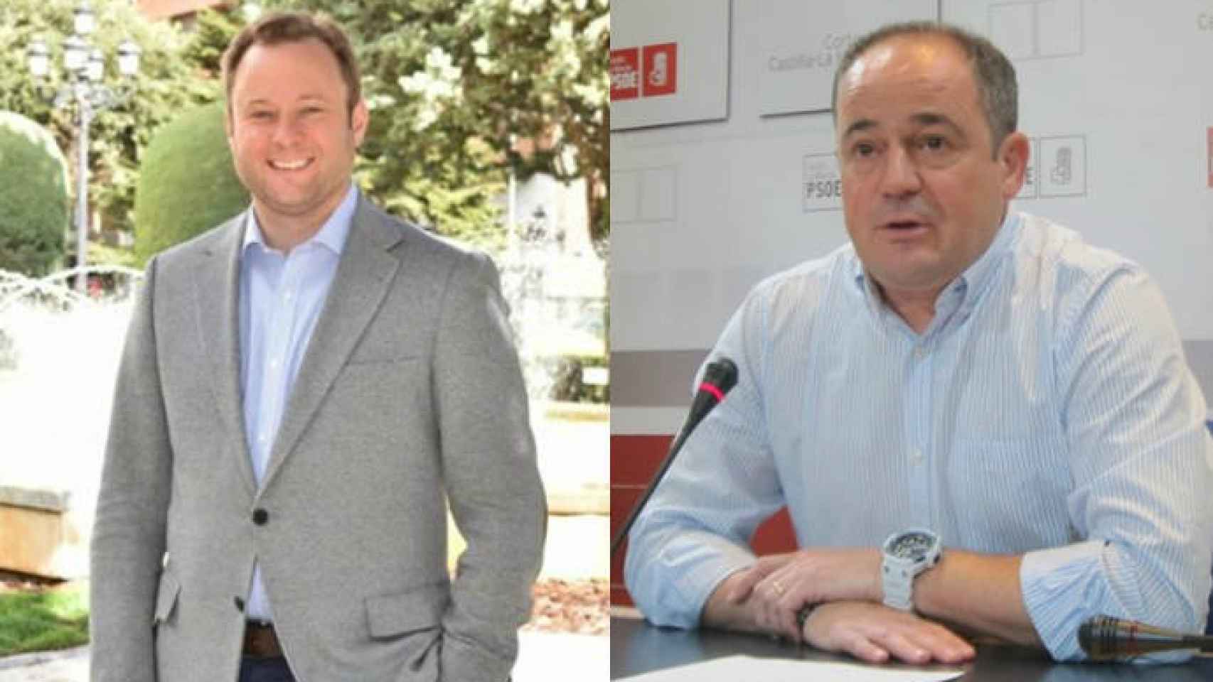 Vicente Casañ (i) y Emilio Sáez (d), próximos alcaldes de Albacete