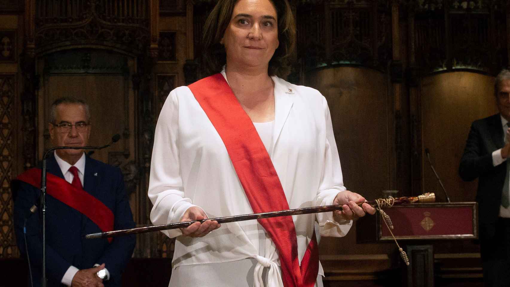 Ada Colau, reelegida alcaldesa de Barcelona con 21 votos.