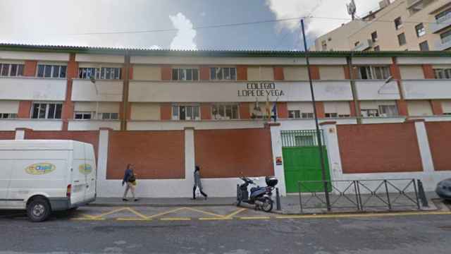 El colegio Lope de Vega, en Ceuta, en cuyo interior tuvieron lugar los hechos.