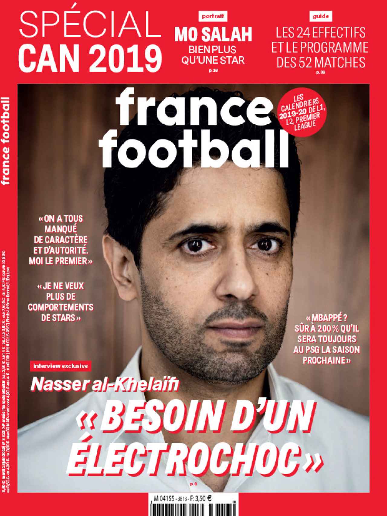 La portada de France Football (18/06/2019)