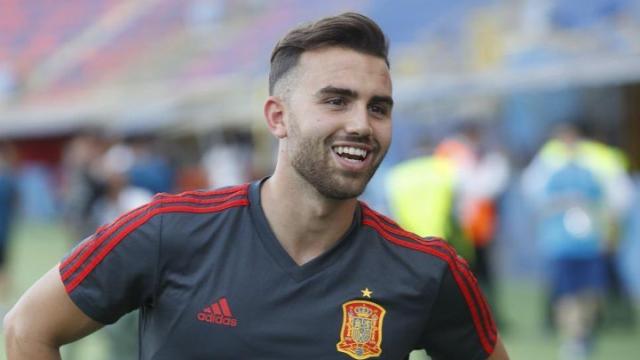 Borja Mayoral con la sub21. Foto: Twitter (@Mayoral_Borja)