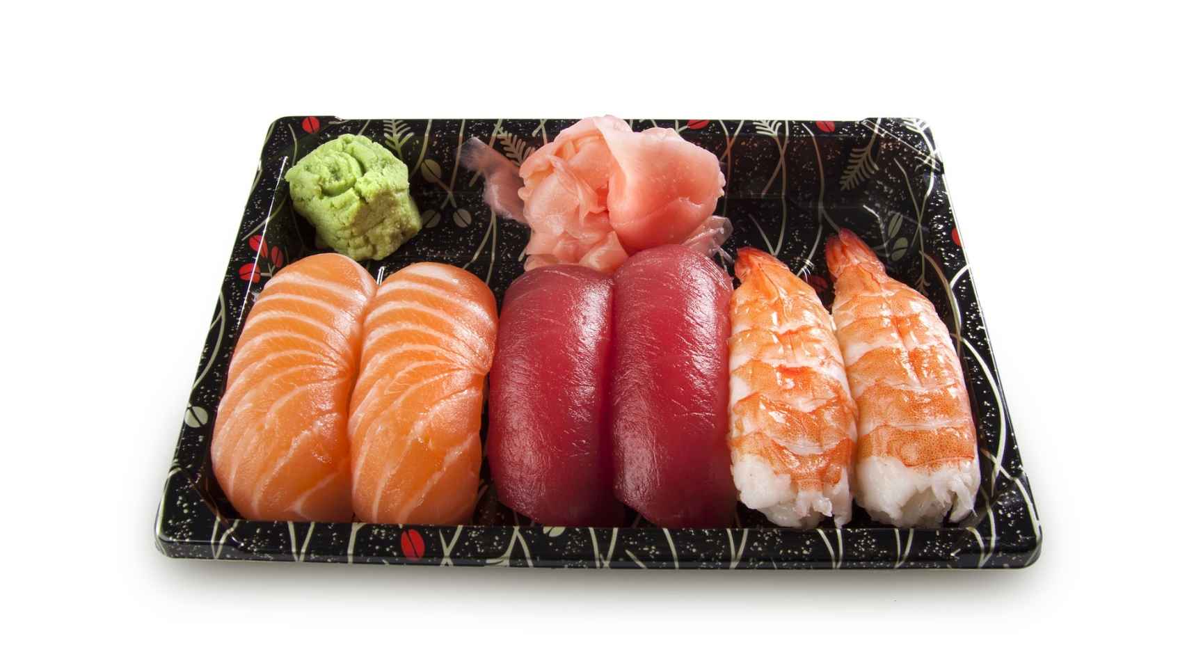 Salmón y wasabi, plato típico si viajas a cualquier ciudad de Japón.