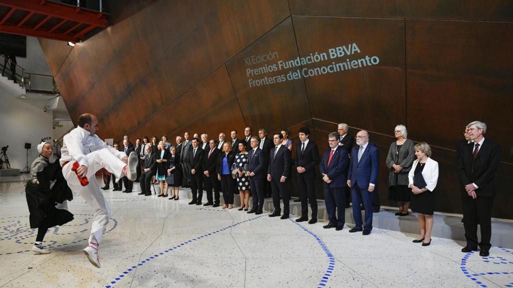 El aurresku que inició la ceremonia.