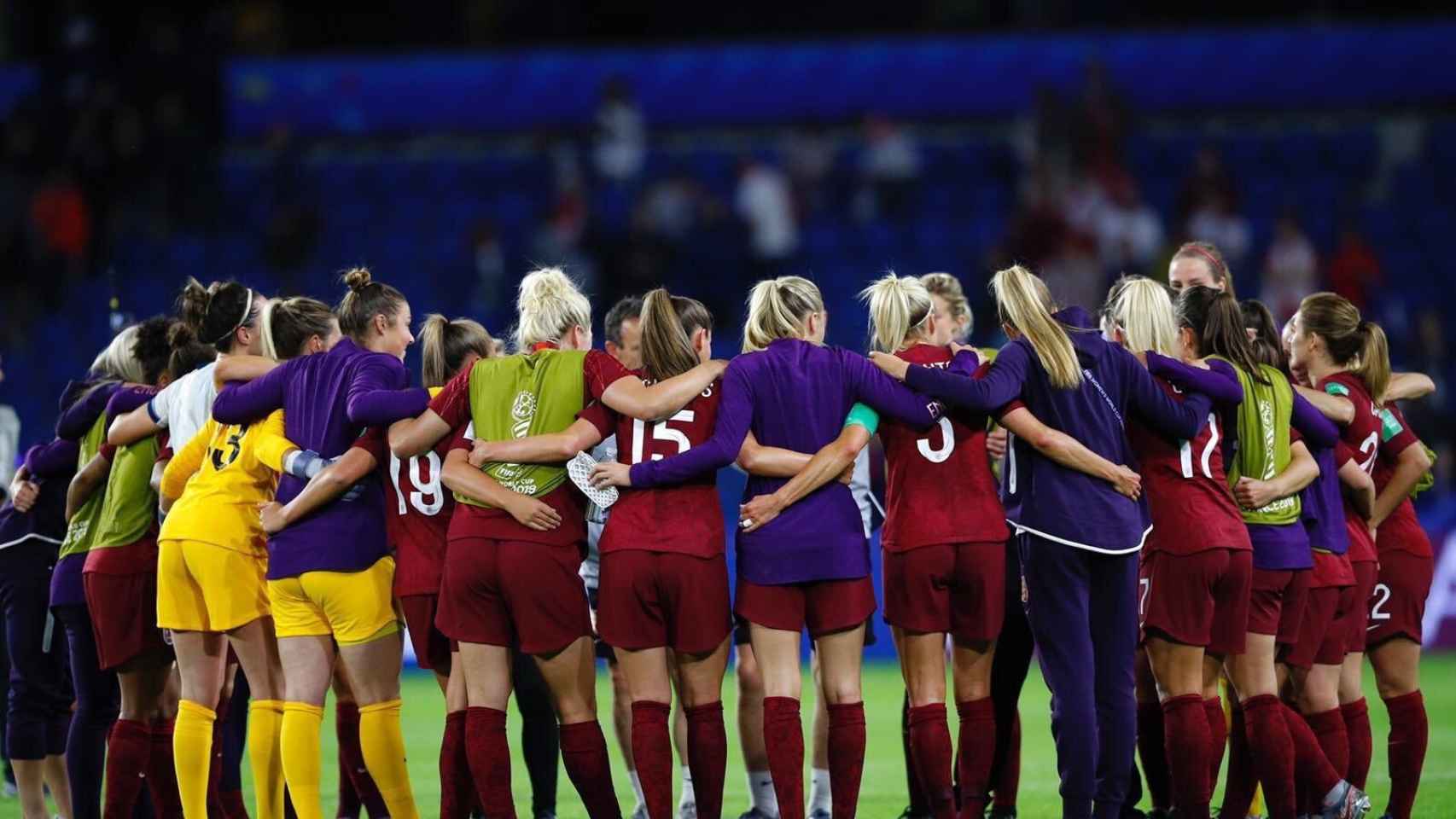 Selección femenina de Inglaterra. Foto: Twitter (@lionesses)