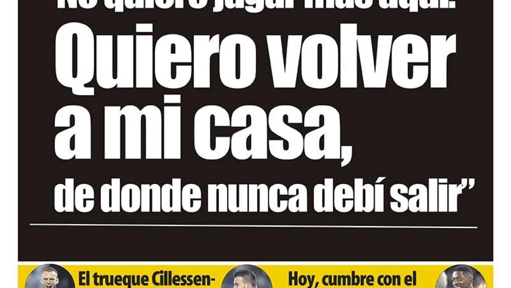 La portada del diario Mundo Deportivo (19/06/2019)