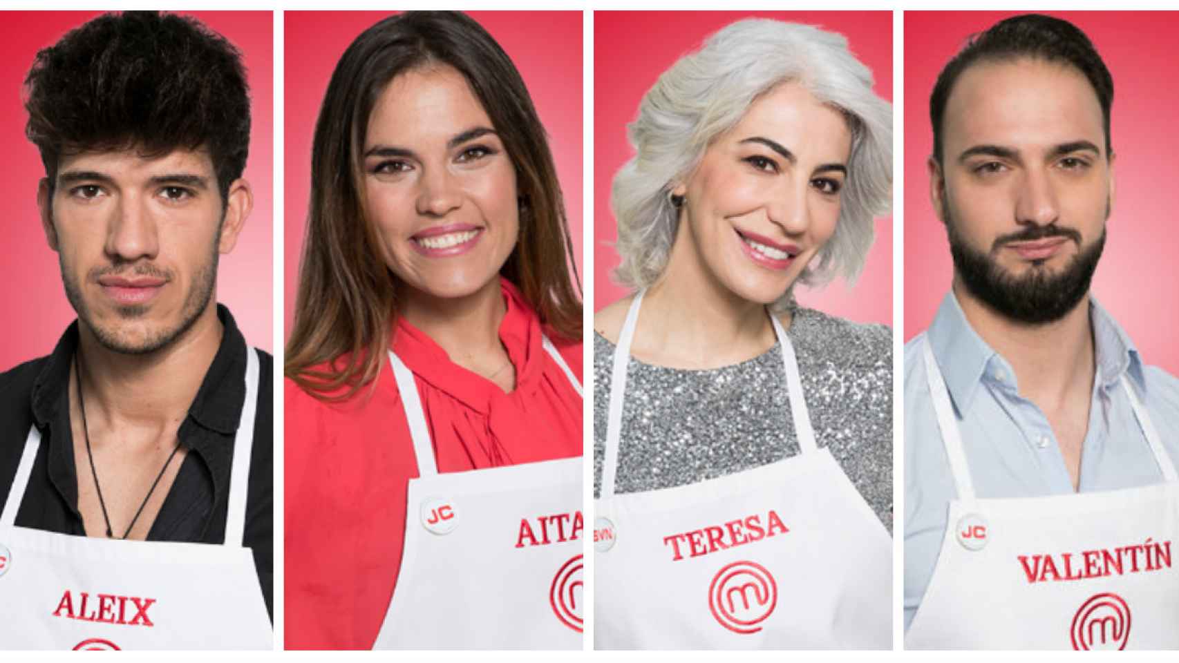 Los 4 finalistas de MasterChef: Aitana, Aleix, Teresa y Valentín