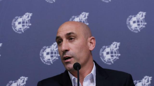 Luis Rubiales, en rueda de prensa