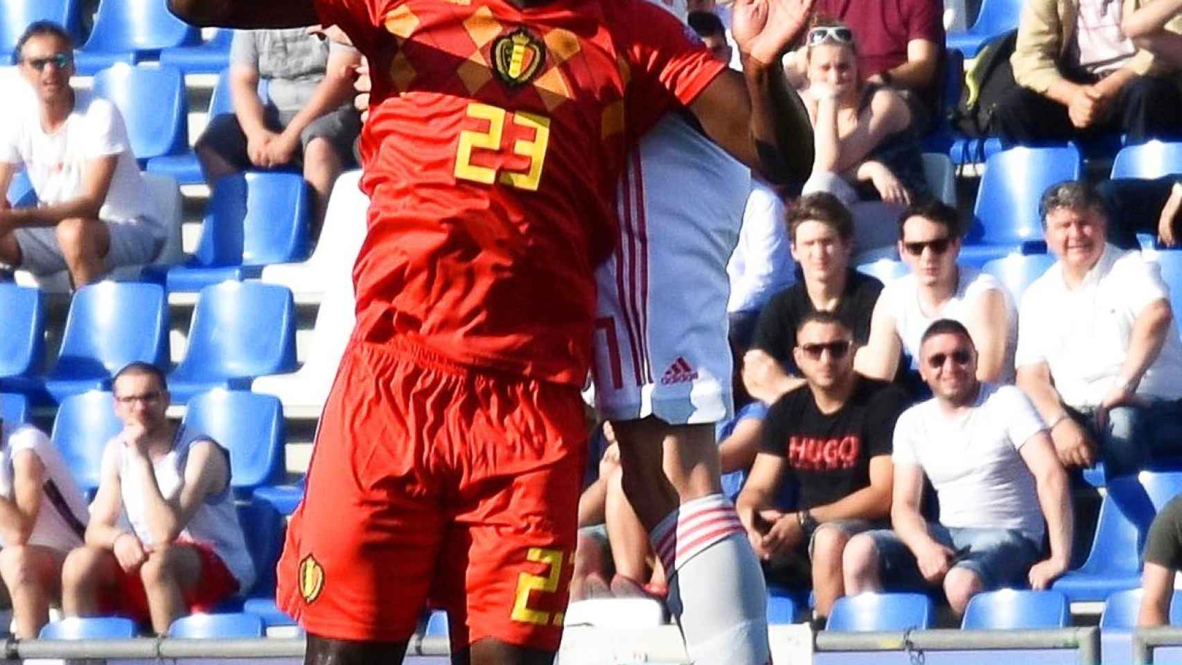 Selección española sub21 ante Bélgica