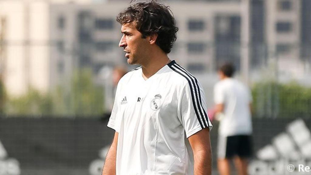 Raú, entrenador del Castilla