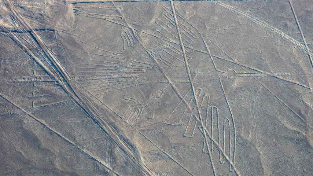 El cóndor de las líneas de Nazca.