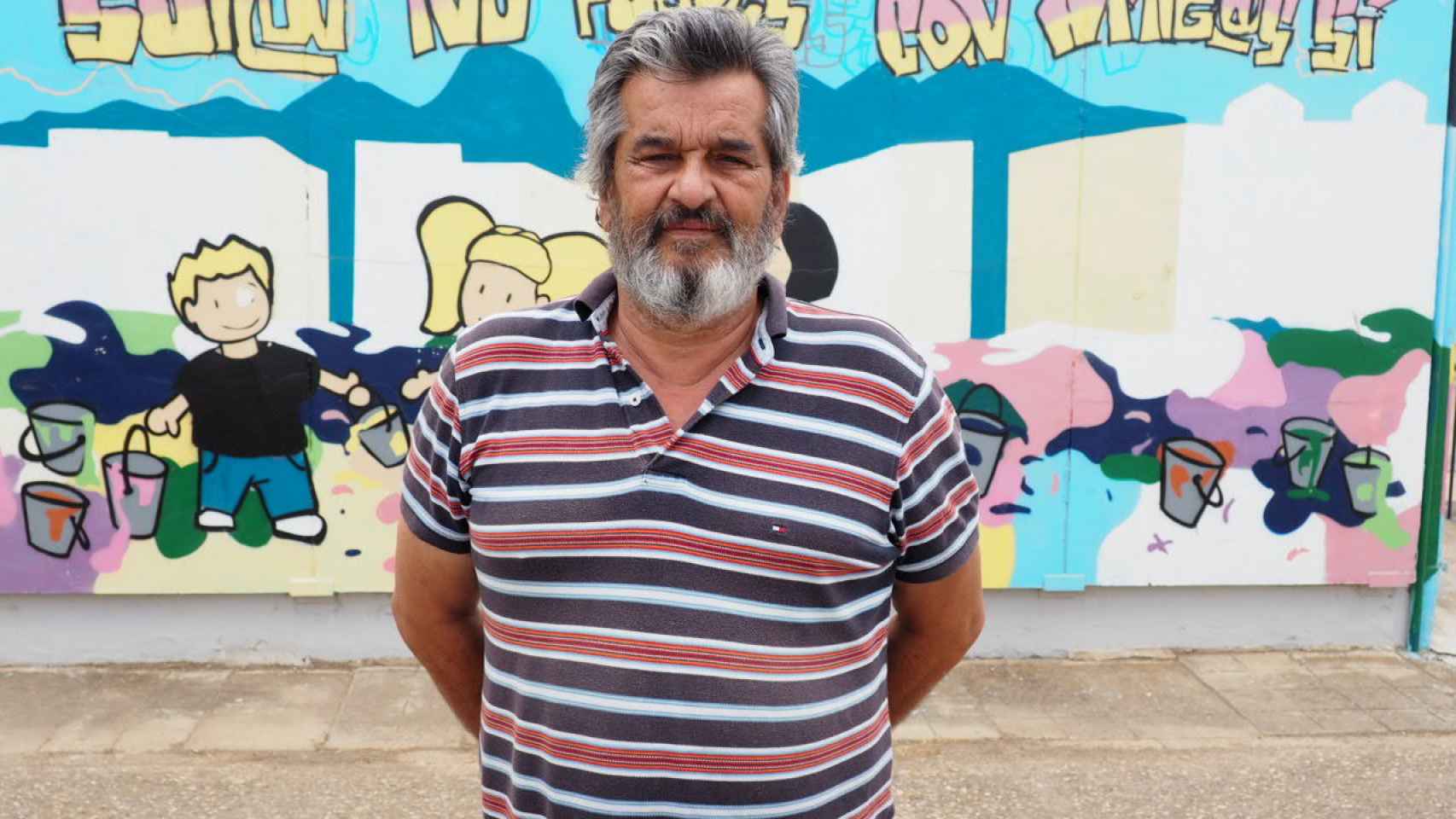 Eugenio Rosa, activista vecinal del barrio cordobés de Las Palmeras.