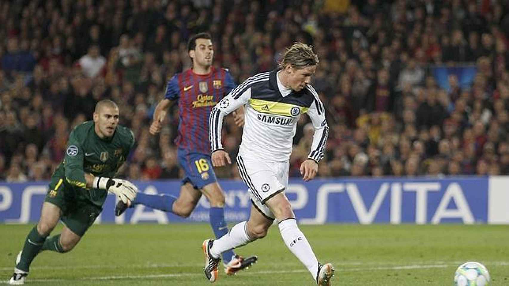Fernando Torres silenció el Camp Nou y conquistó la Champions League