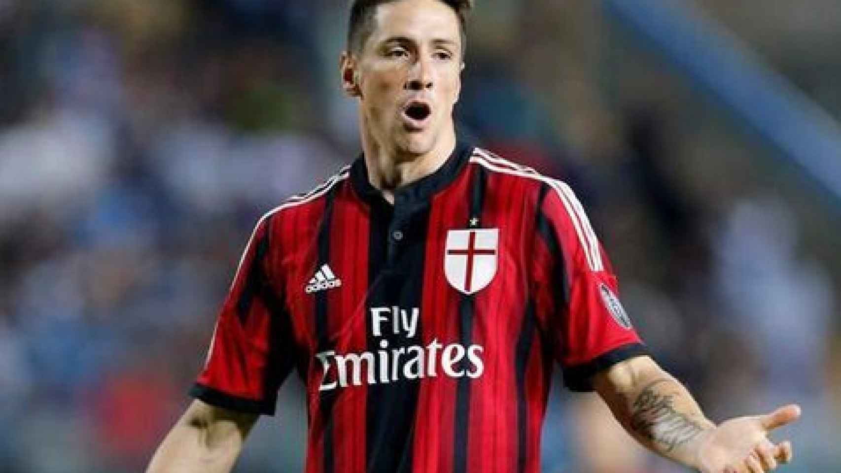 Fernando Torres jugó en el Milan