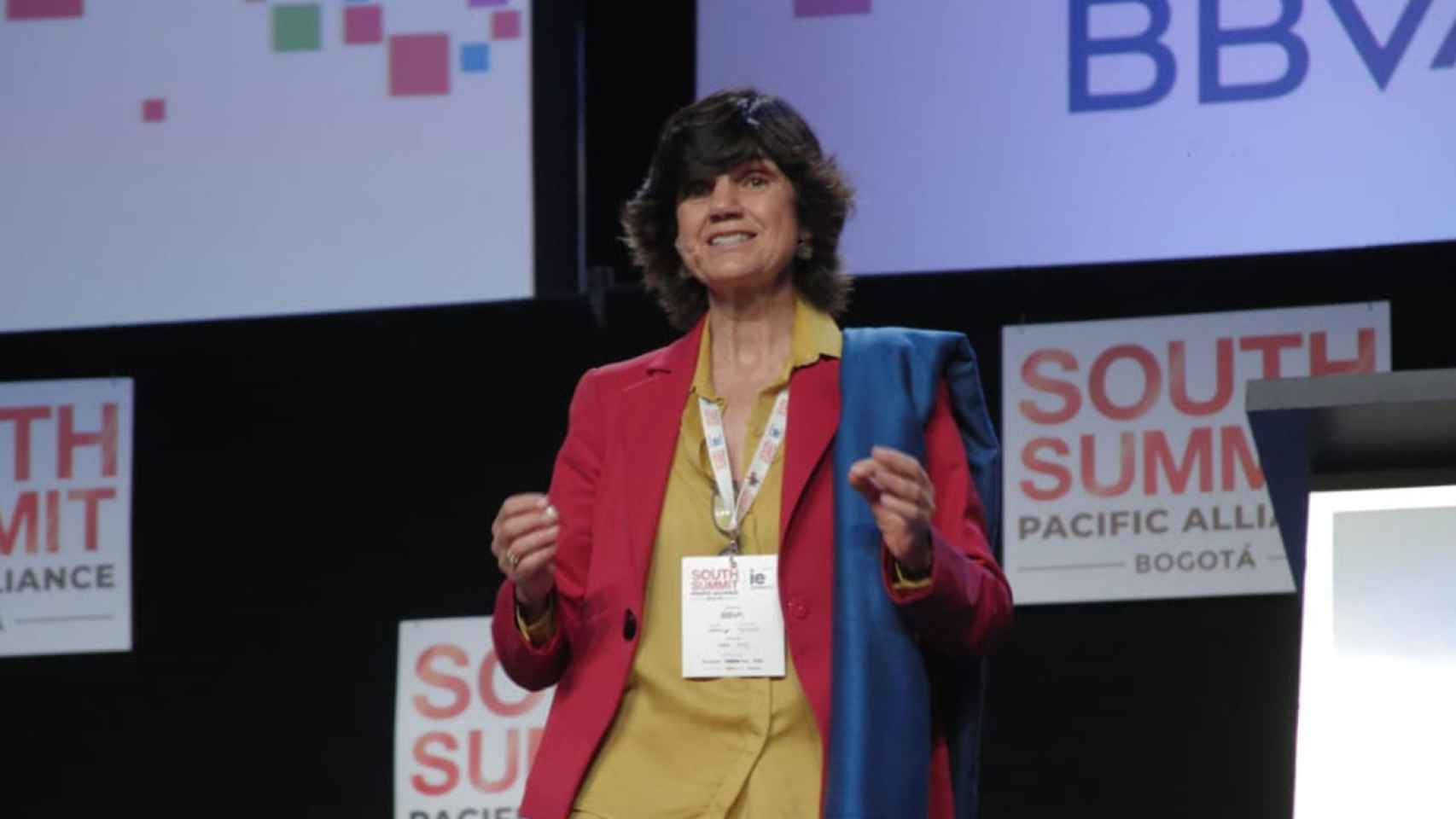 María Benjumea durante su intervención en el South Summit Bogotá.