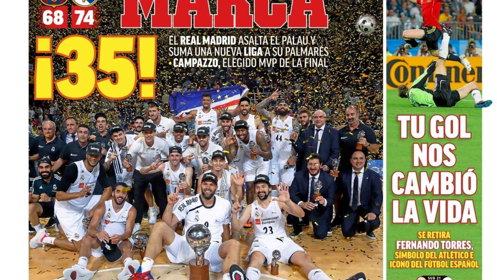 Portada diario MARCA (22/06/2019)