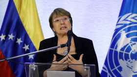 La Alta Comisionada de las Naciones Unidas para los Derechos Humanos, Michelle Bachelet, en Venezuela.
