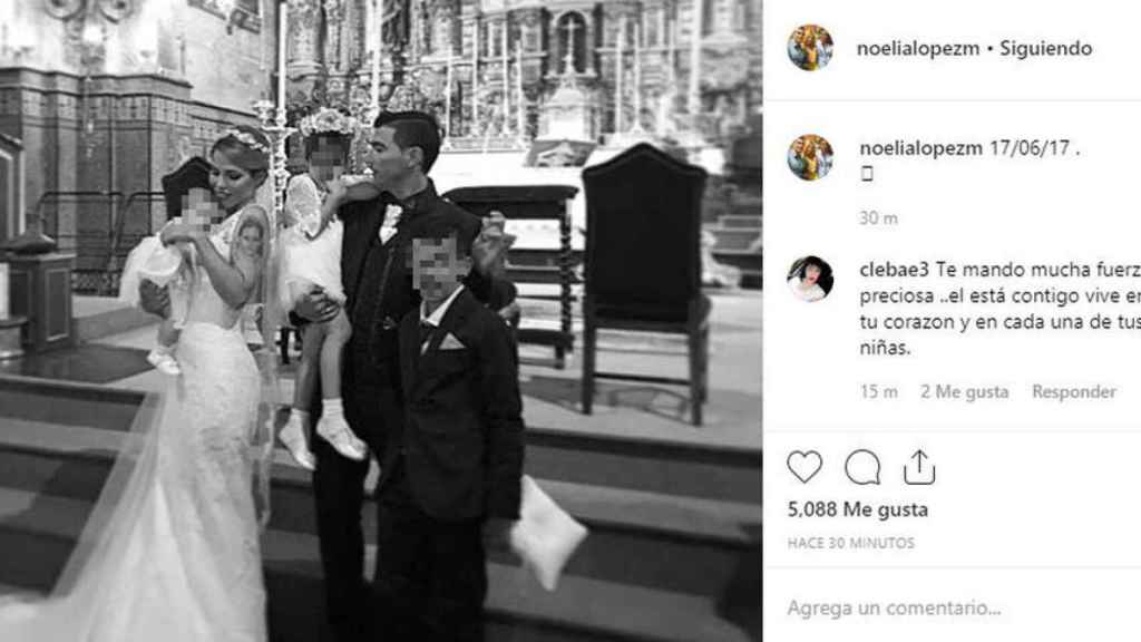 Noelia López recuerda el día de su boda con José Antonio Reyes.