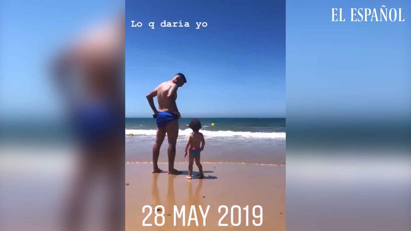 Noelia Lopez publica un vídeo de Reyes y su hija