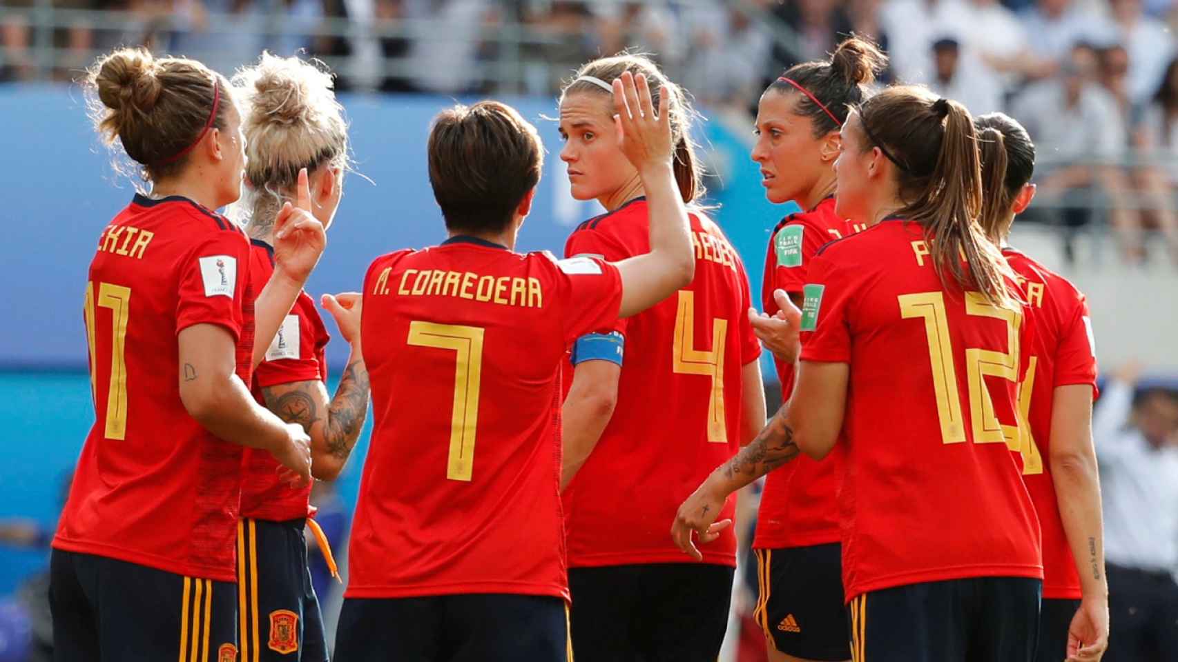 Las jugadoras españolas hablan tras el gol de Estados Unidos