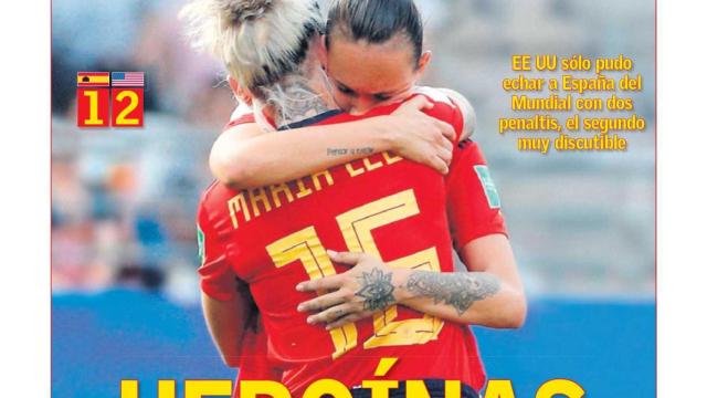 La portada del diario AS (25/06/2019)