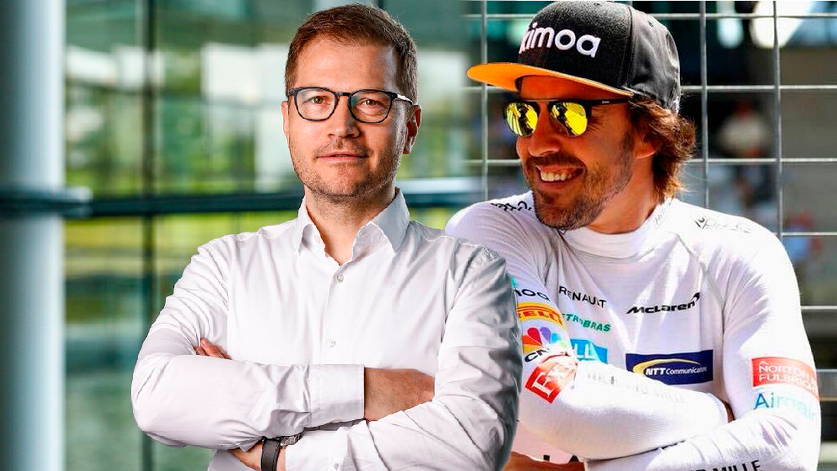 Andreas Seidl y Fernando Alonso