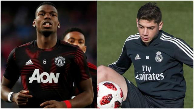 Pogba y Fede Valverde