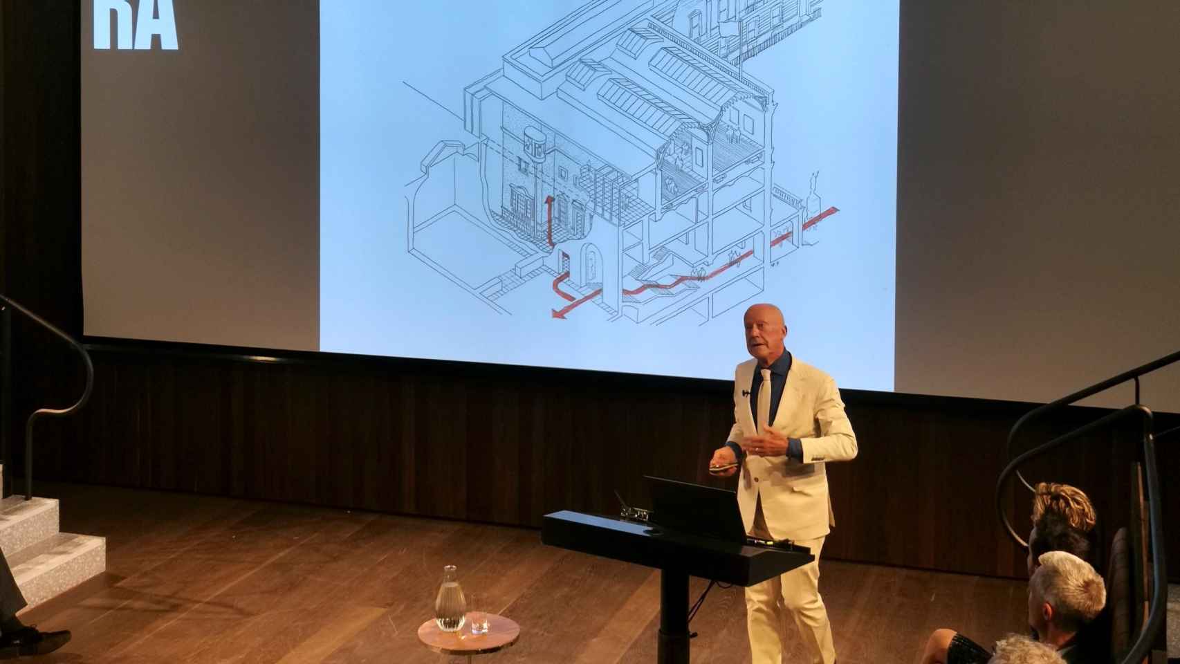 El arquitecto británico Norman Foster presenta en la Royal Academy of Arts (RA) de Londres la remodelación del Museo del Prado.