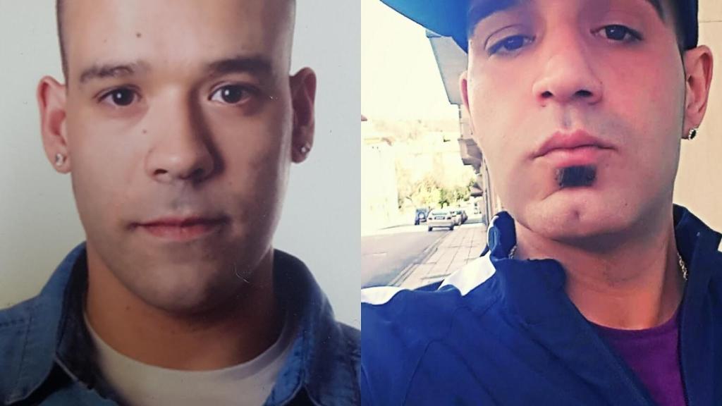 Iván (derecha) y su hermano Yonathan. Su padre les dio toda clase de palizas de pequeños. También a su madre.