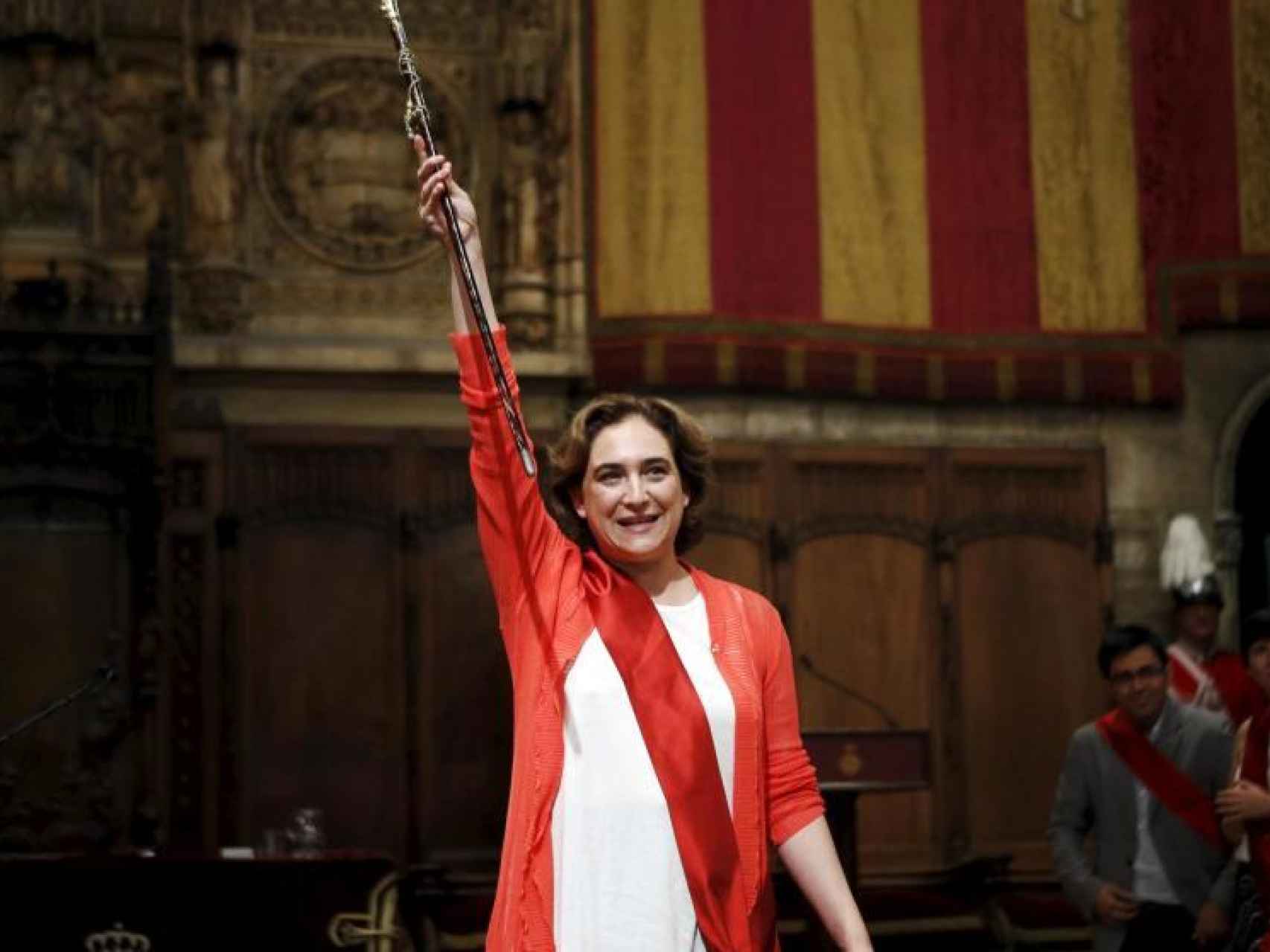 La alcaldesa de Barcelona, Ada Colau (Barcelona en Comú).