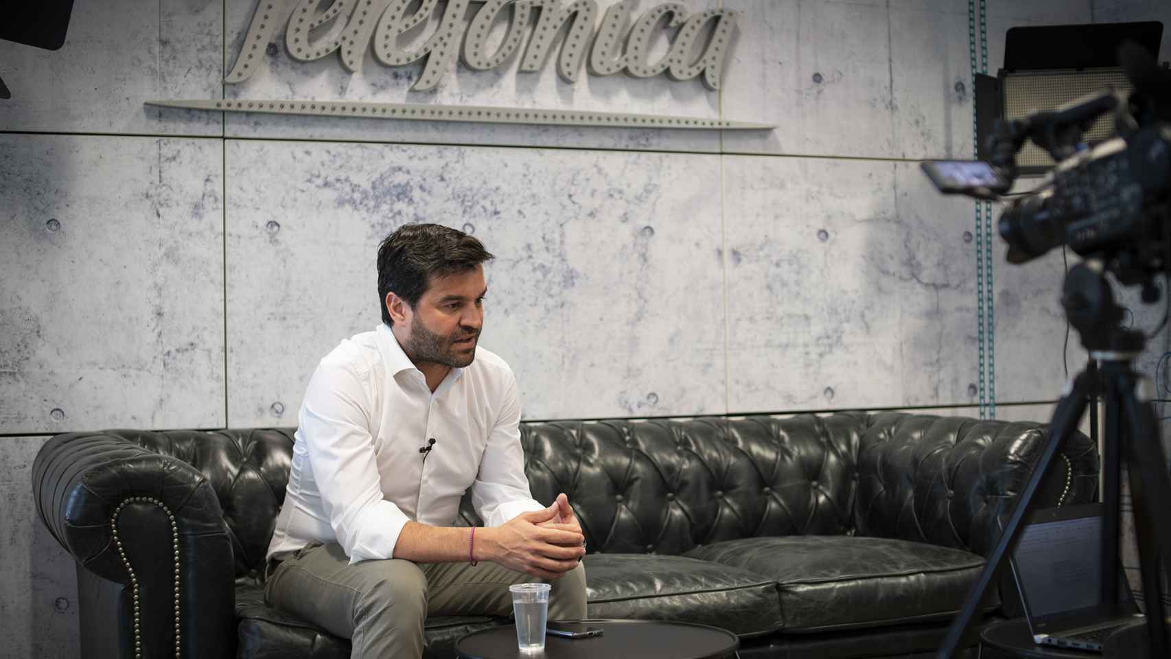 Gonzalo Martín Villa durante un momento de la entrevista con EL ESPAÑOL.
