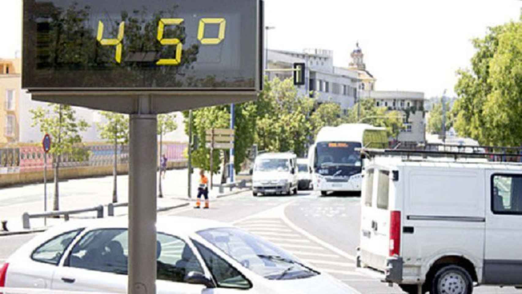 Un termómetro en Sevilla