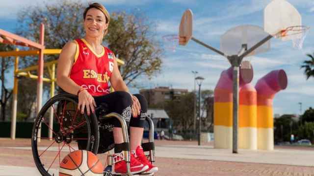 Sonia Ruiz, jugadora de la selección española de baloncesto en silla de ruedas