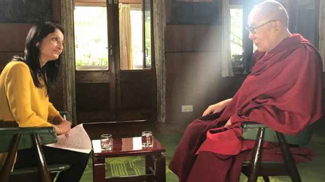 El Dalai Lama en su entrevista a la BBC.