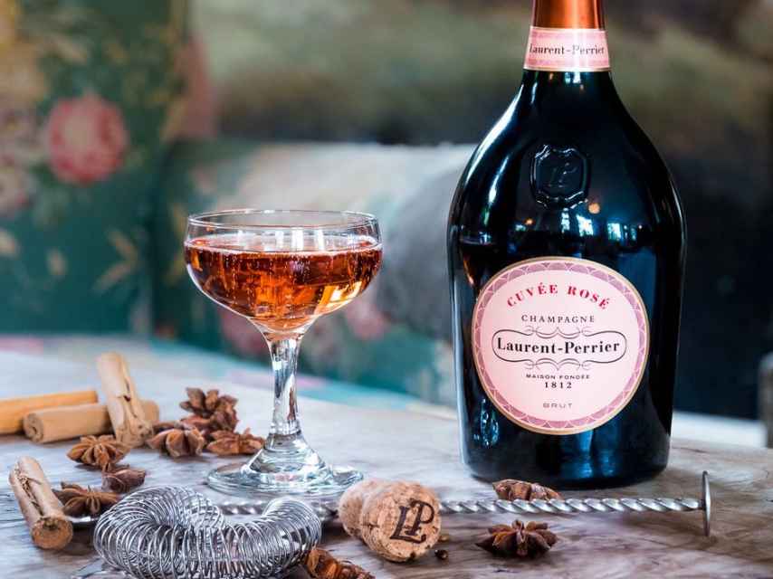 Cuvée Rosé de Laurent-Perrier, el champán rosado más famoso del mundo.