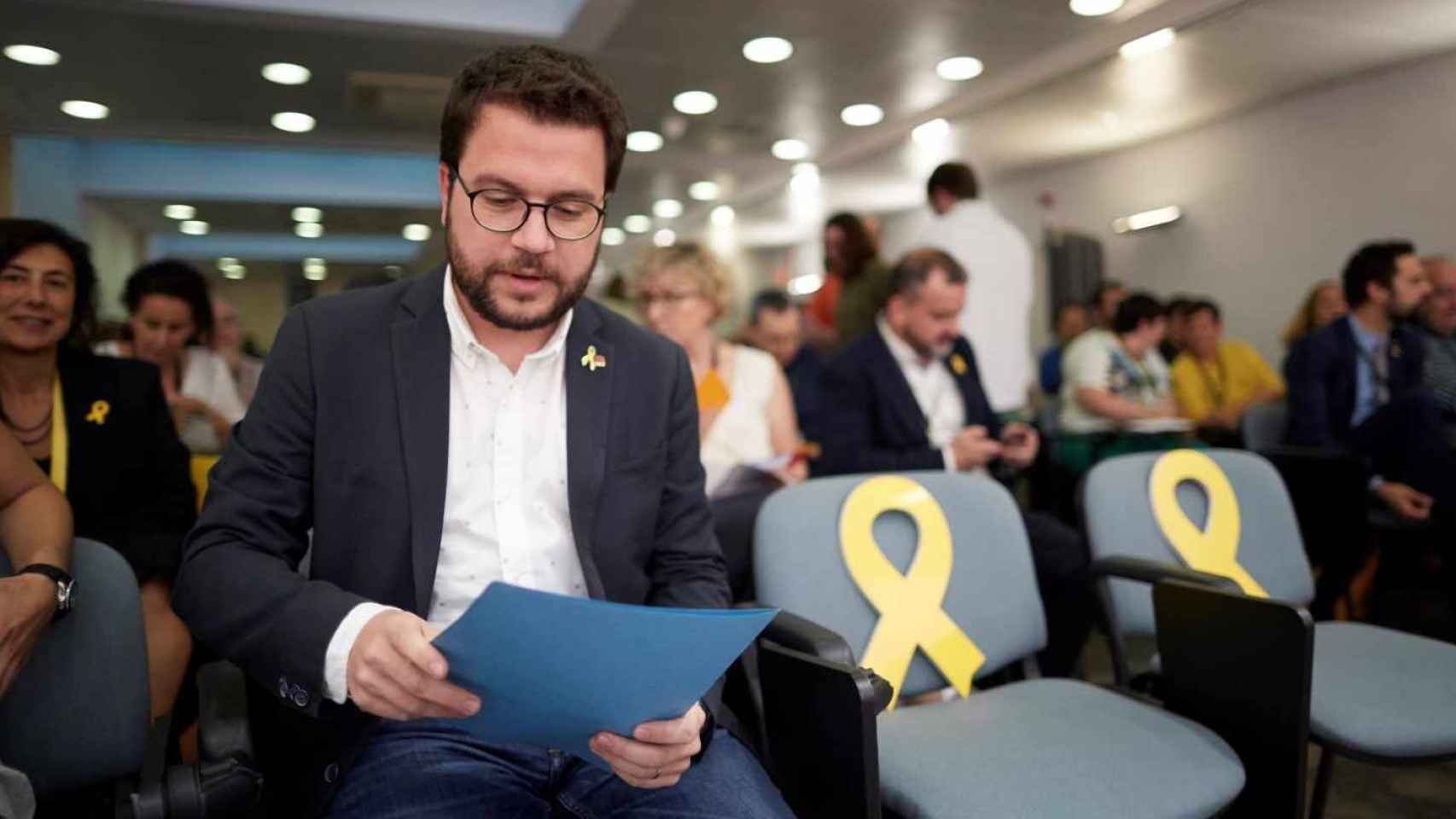 Pere Aragonés, adjunto a la presidencia de Esquerra Republicana de Catalunya.