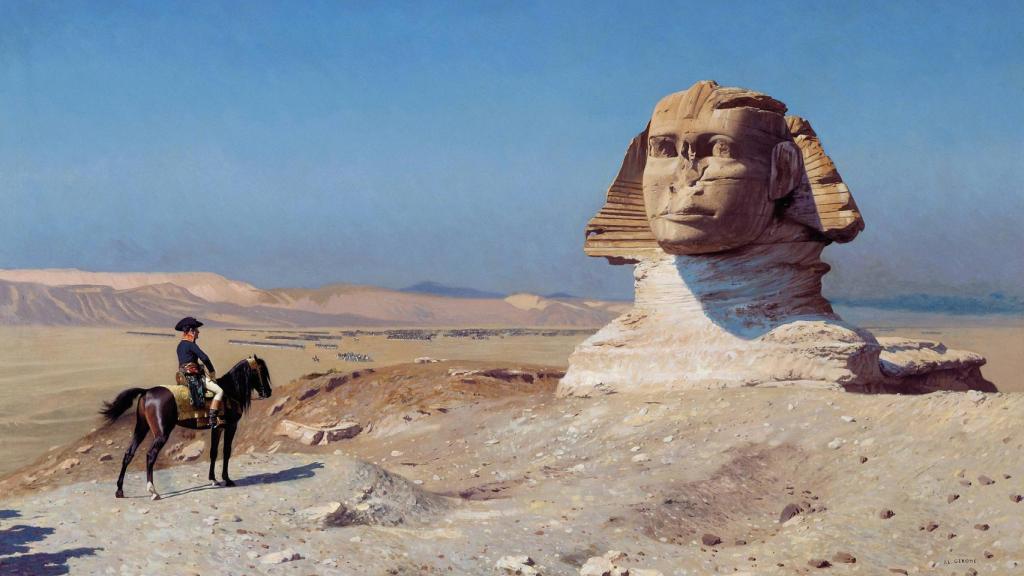 Napoleón Bonaparte ante la Esfinge.