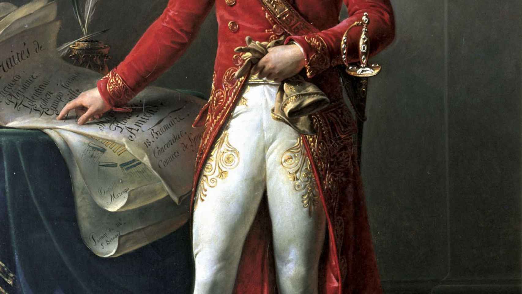 Napoleón, retratado como primer cónsul por Anoine-Jean Gros.