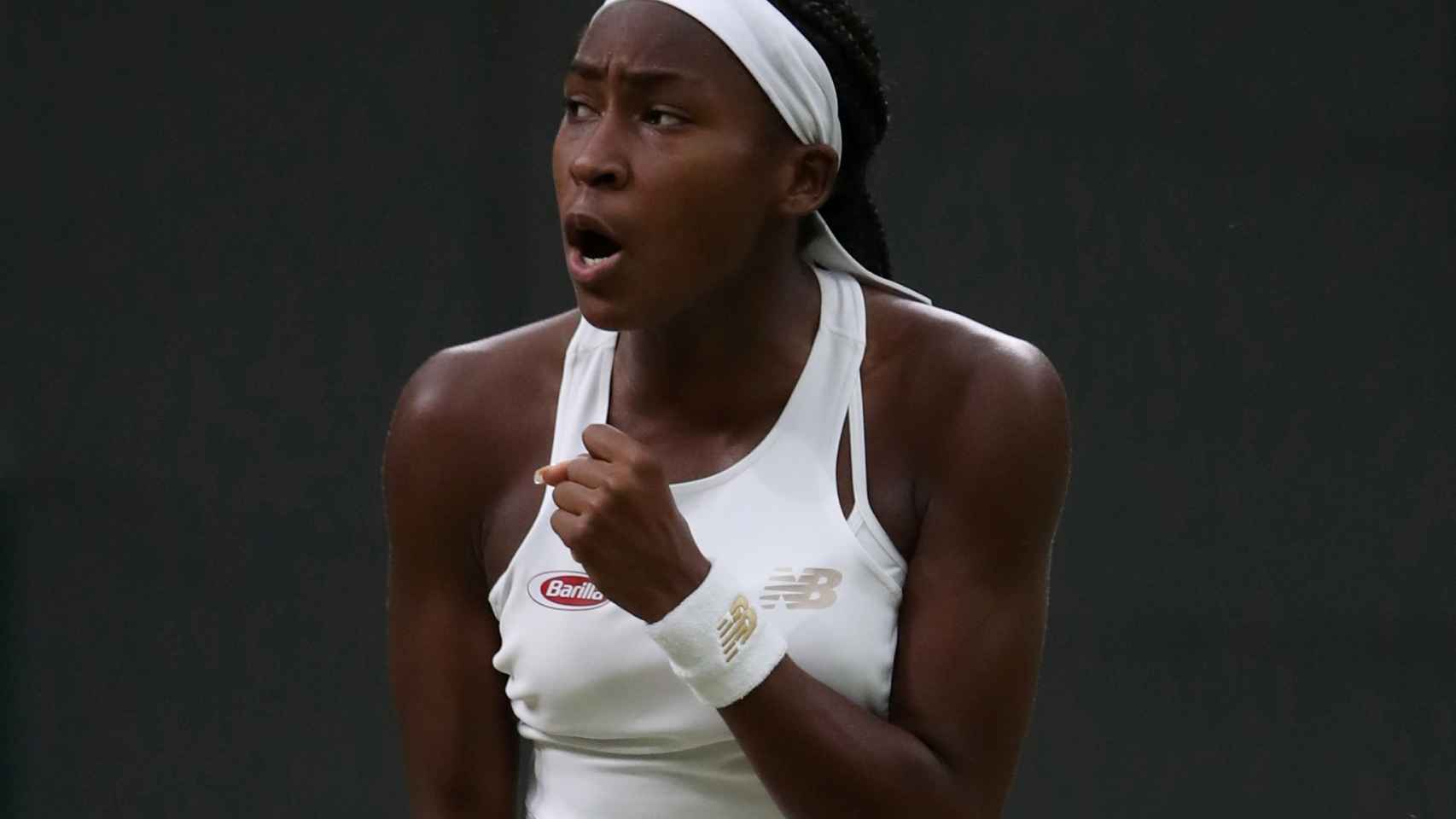 Cori 'Coco' Gauff, en Wimbledon 2019