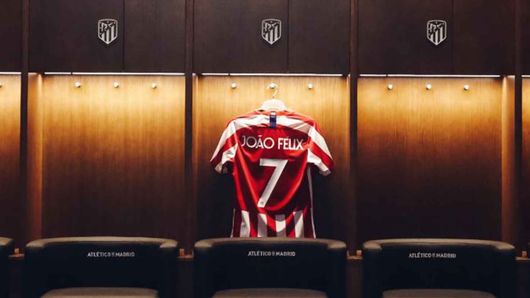 Joao Félix hereda el '7' de Griezmann en el Atlético de Madrid. Foto: atleticodemadrid.com