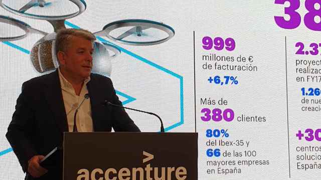 El presidente de Accenture para España, Portugal e Israel, Juan Pedro Moreno.