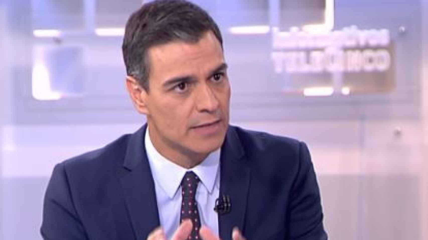Sánchez este jueves en Telecinco