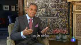 Arturo Fernández durante su entrevista inédita en TVE.