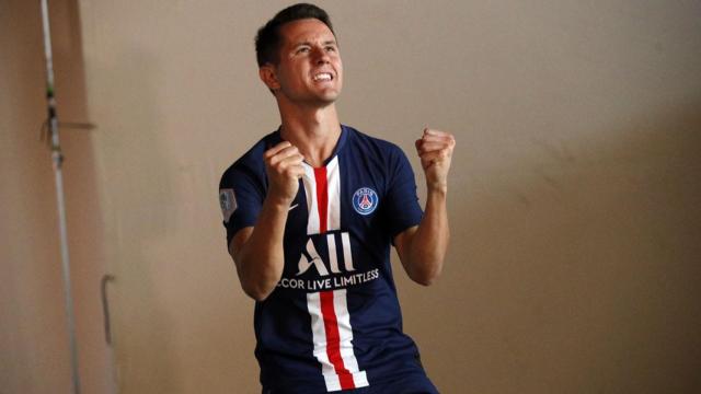 Ander Herrera, en el PSG. Foto: psg.fr